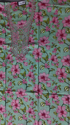 Floral Paradise Unstitched Suit - Refreshing Spring Greens