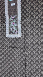 Enchanted Garden Unstitched Suit with Delicate Lace