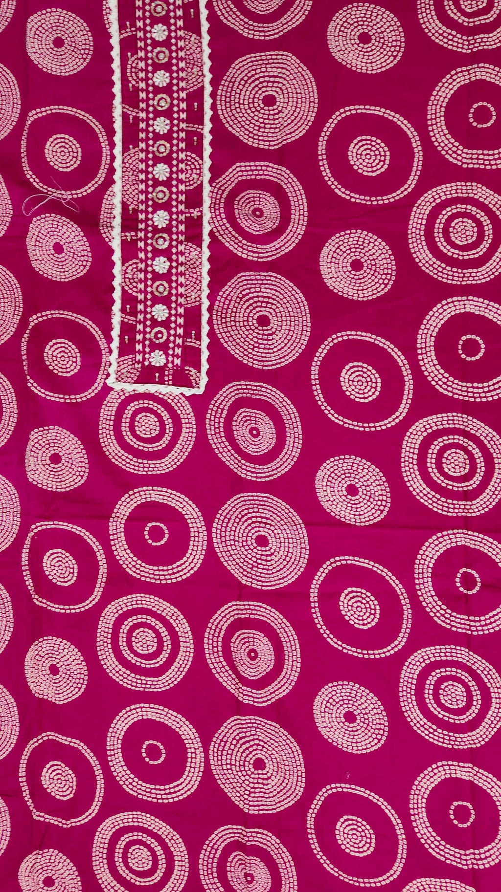 Crimson Whirl: Artistic Unstitched Suit for Celebrations