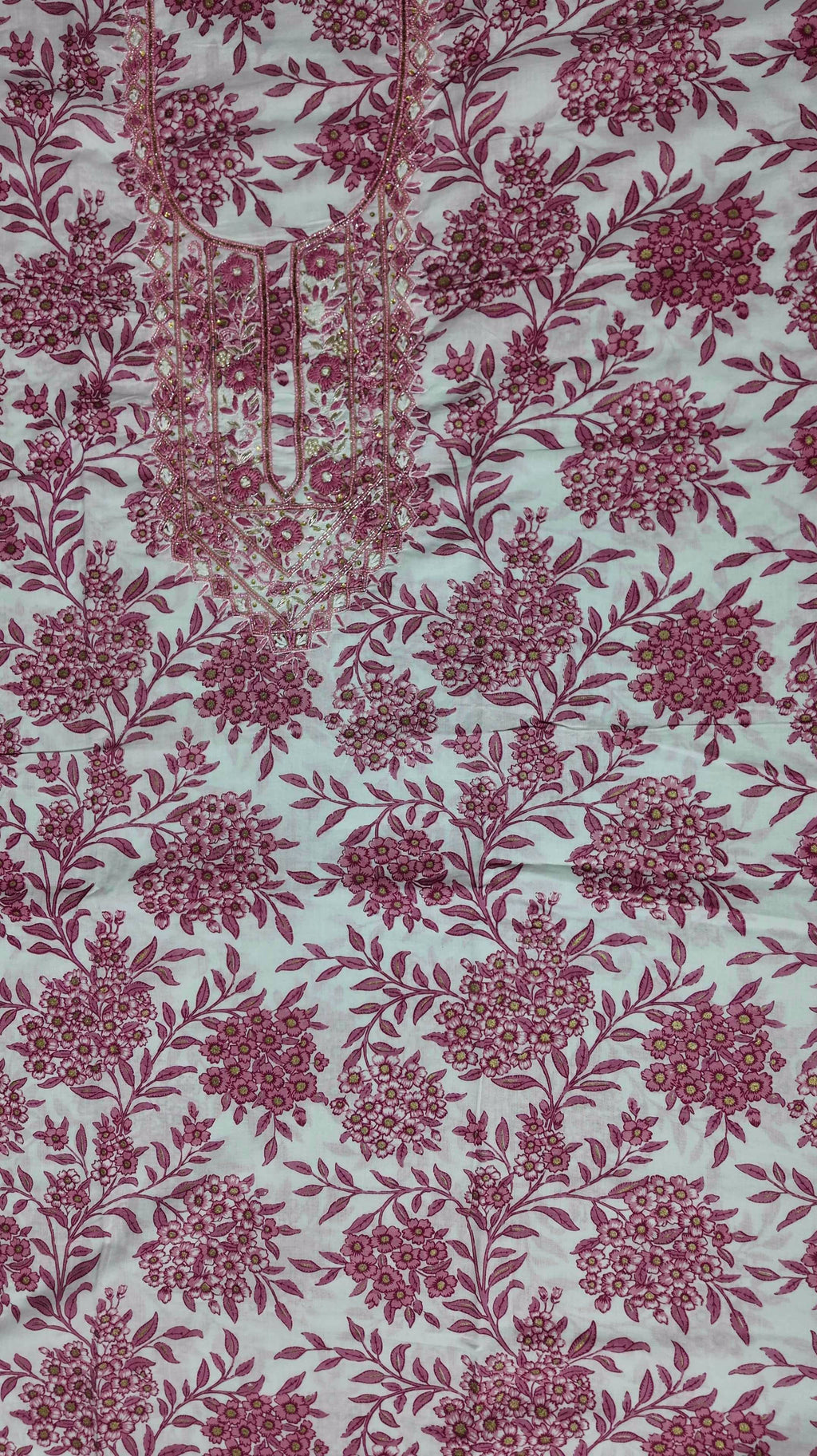 Blossom Breeze: Floral Finesse Unstitched Suit