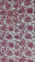 Blossom Breeze: Floral Finesse Unstitched Suit