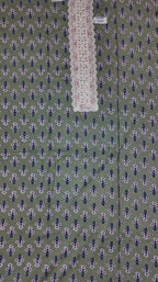 Floral Dreams: Unstitched Suit with Delicate Lace Detail