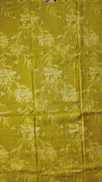Golden Blossom: Unstitched Suit with Intricate Embroidery