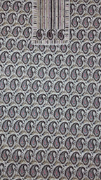 Artisan-Embroidered Paisley Elegance Unstitched Suit