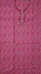 Vibrant Fuchsia Gleam: Embroidered Unstitched Suit Bliss