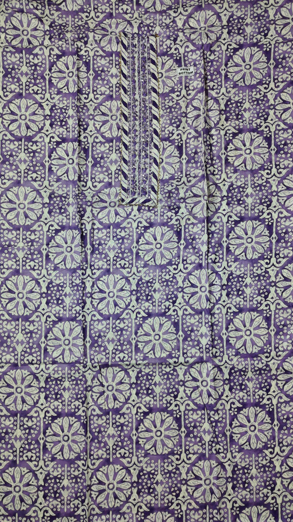 Lavender Bliss: Artisanal Unstitched Suit for Comfort & Style