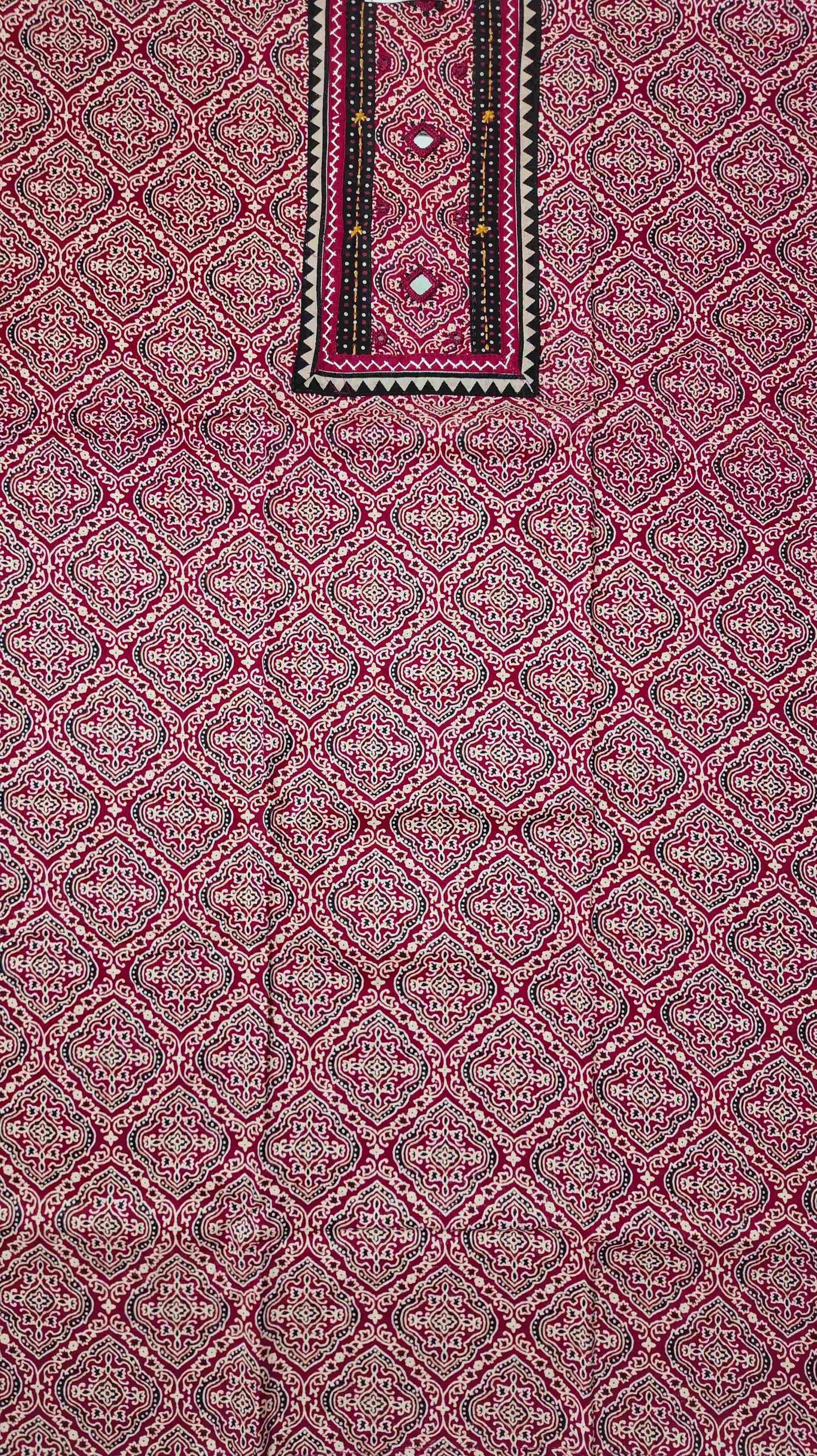 Vibrant Festive Flair: Unstitched Ethnic Suit for Celebrations",