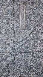 Mystical Vines Unstitched Suit – Embroidered Charcoal Elegance