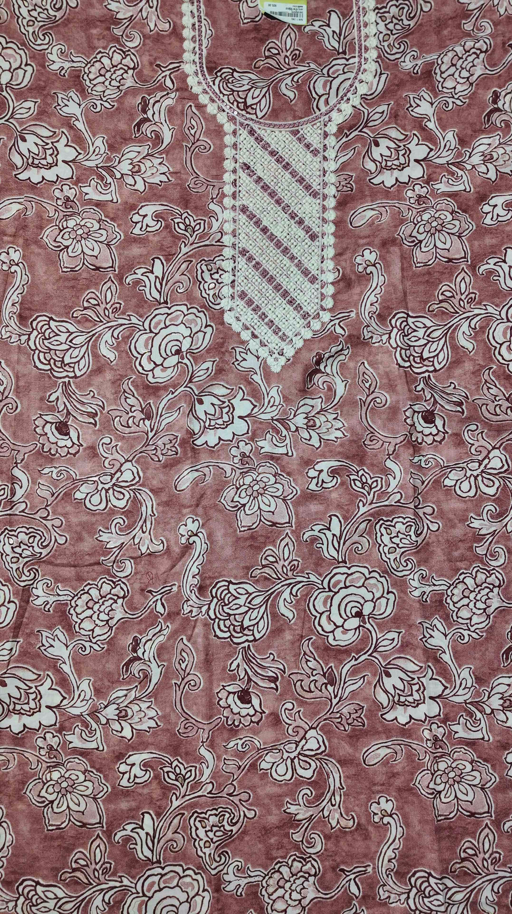 Artistry in Pink: Unstitched Floral Symphony Suit