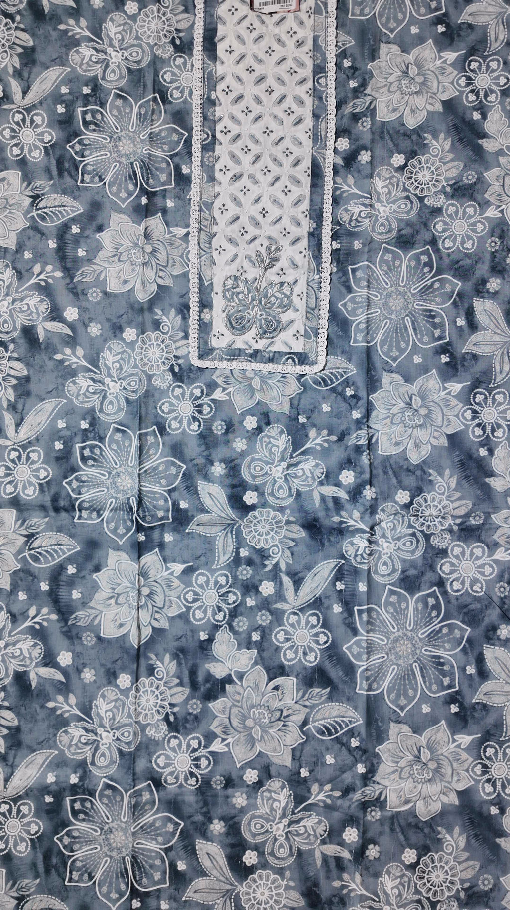 Artisan's Blue Serenade: Handcrafted Unstitched Suit
