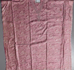 Blossom Allure: Pink Paisley Unstitched Suit