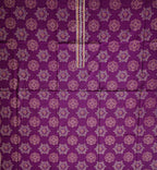 Regal Canvas: Artistry in Purple Unstitched Fabric