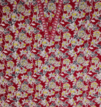 Vibrant Floral Bliss: Comfort Unstitched Suit Set