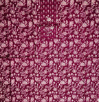 Majestic Magenta Unstitched Suit: Timeless Floral Glamour