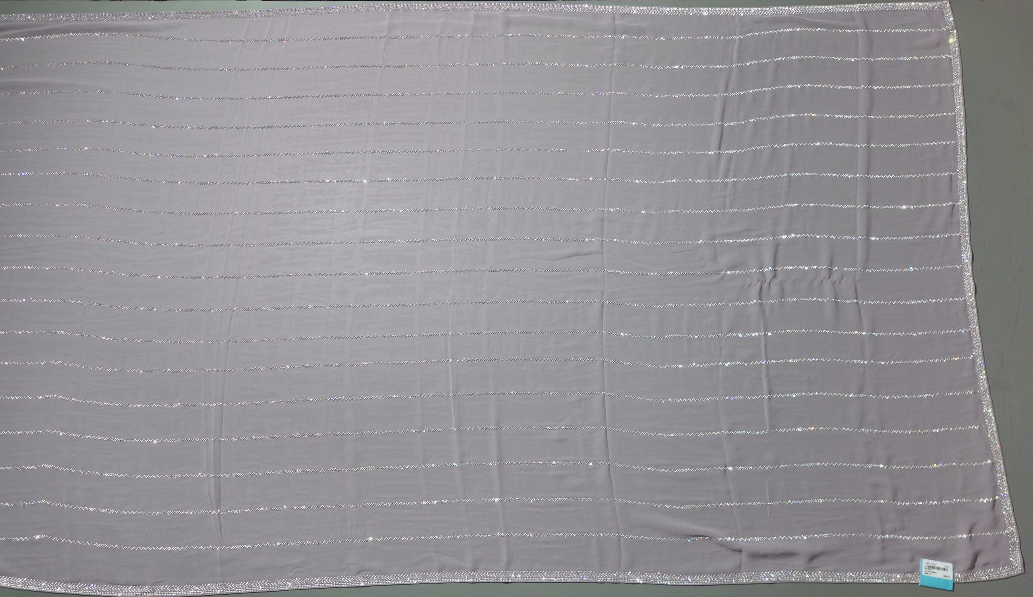 Lavender Mist: Shimmering Silk Saree with Lurex Highlights",