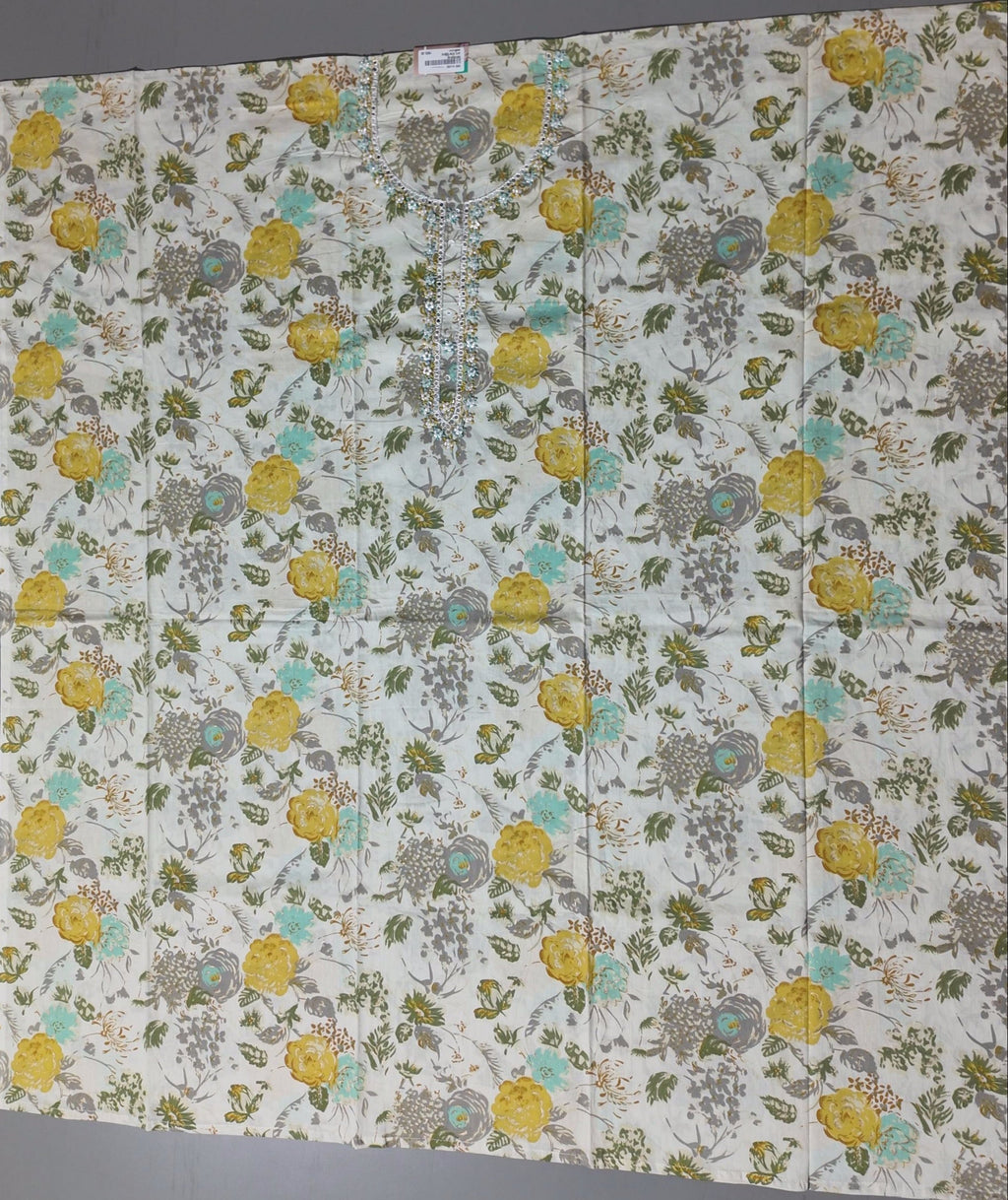 Botanical Bliss: Unstitched Suit for Chic Comfort