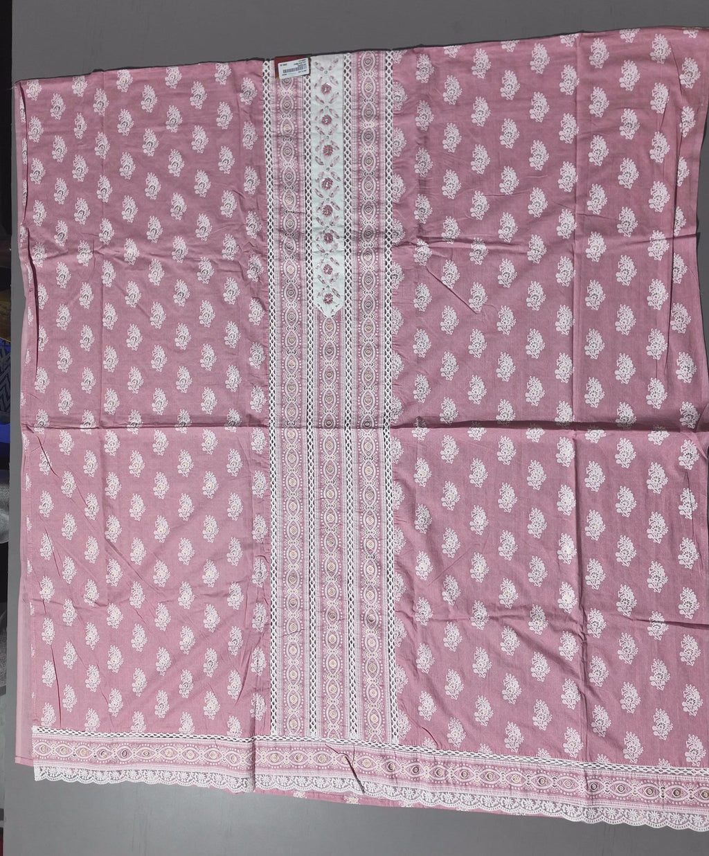 Chic Blossom Pink Unstitched Suit - Embroidered Elegance