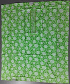 Vibrant Green Botanical Unstitched Suit with Intricate Embroidery