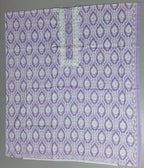 Lavender Dream: Intricate Lace Unstitched Suit