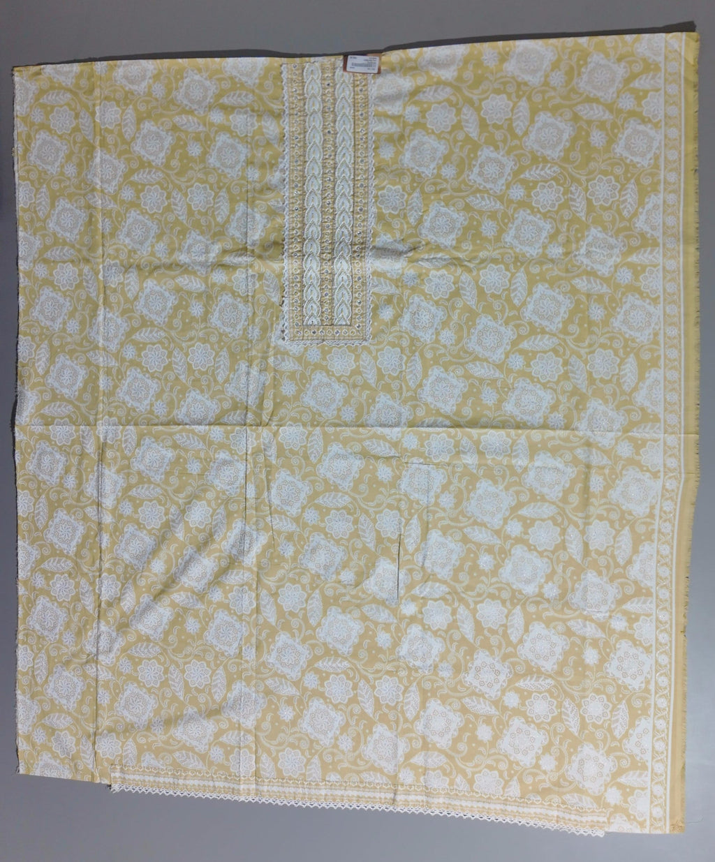 Golden Harmony Unstitched Suit - Embrace Comfort & Style