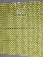 Charming Floral Delight Unstitched Suit in Vibrant Olive