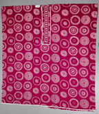 Crimson Whirl: Artistic Unstitched Suit for Celebrations