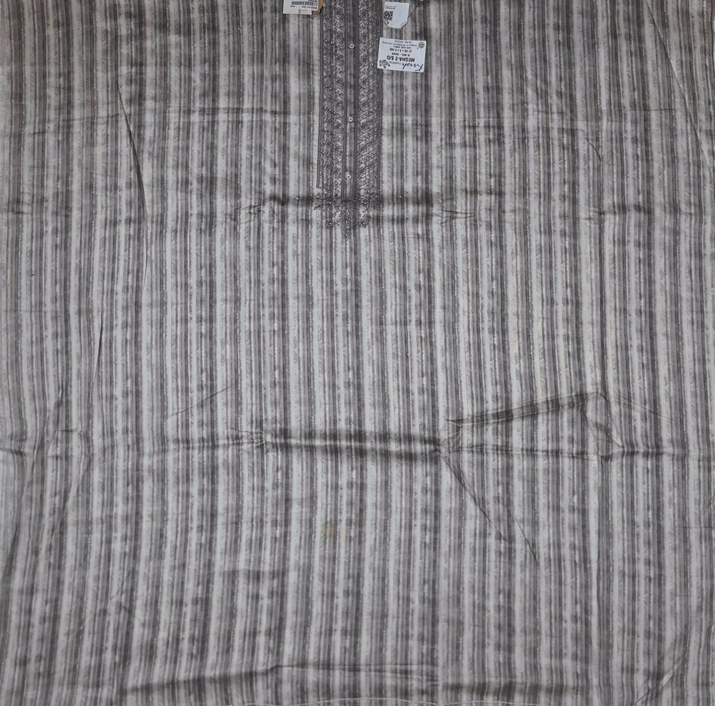 Luxe Unstitched Suit: Earthy Allure for Festive Gatherings",