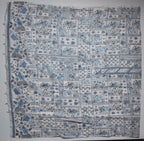 Artisan Blue Blossom Unstitched Suit Fabric