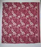 Vibrant Crimson Leaves Unstitched Suit - Artistry in Fabric