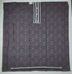 Midnight Blossom Unstitched Suit with Intricate Embroidery