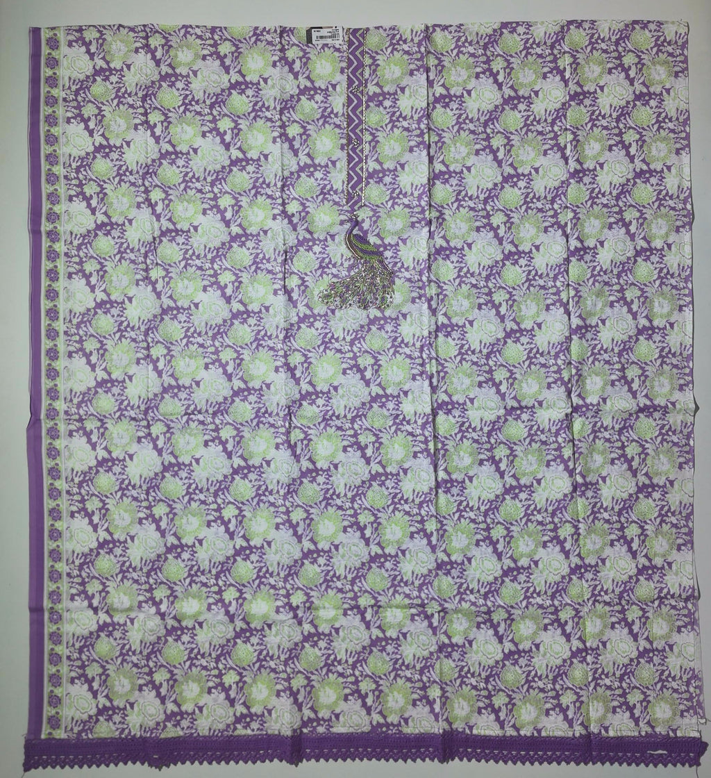 Floral Harmony: Unstitched Suit for Festive Grandeur",