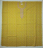 Graceful Blossom Unstitched Suit in Sunlit Mustard