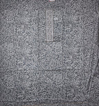 Mystical Vines Unstitched Suit – Embroidered Charcoal Elegance