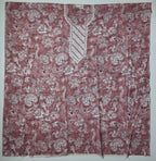 Artistry in Pink: Unstitched Floral Symphony Suit
