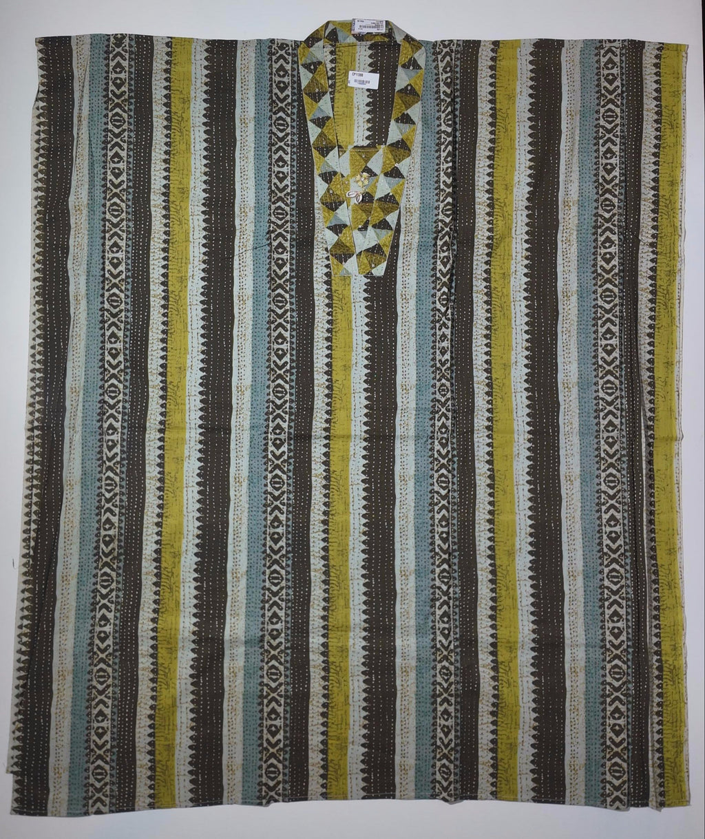 Geometric Allure: Handcrafted Unstitched Suit