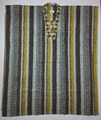 Geometric Allure: Handcrafted Unstitched Suit