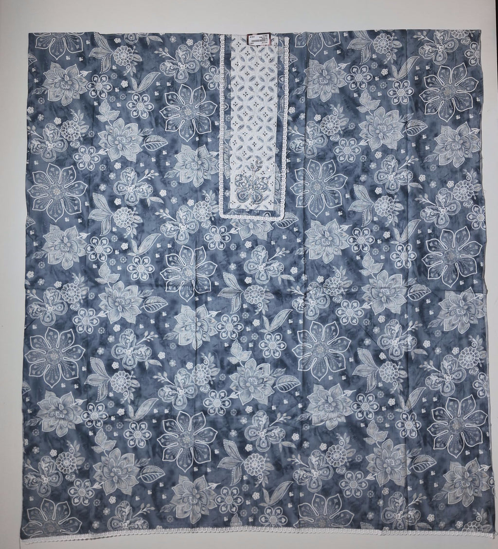 Artisan's Blue Serenade: Handcrafted Unstitched Suit