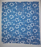 Vibrant Azure Blossom Unstitched Suit: A Canvas of Comfort