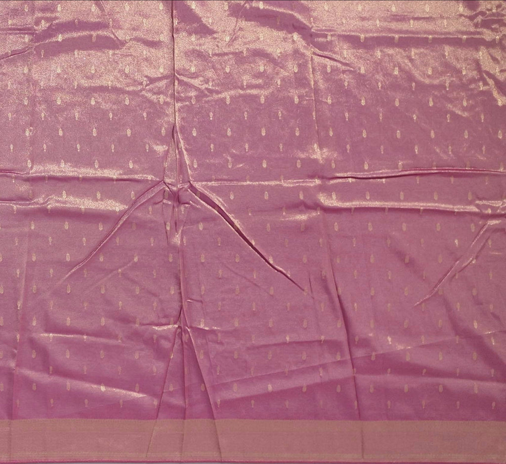 Radiant Fuchsia Silk Saree with Intricate Zari Brocade",