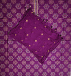 Vibrant Mandala Mauve Unstitched Suit Set