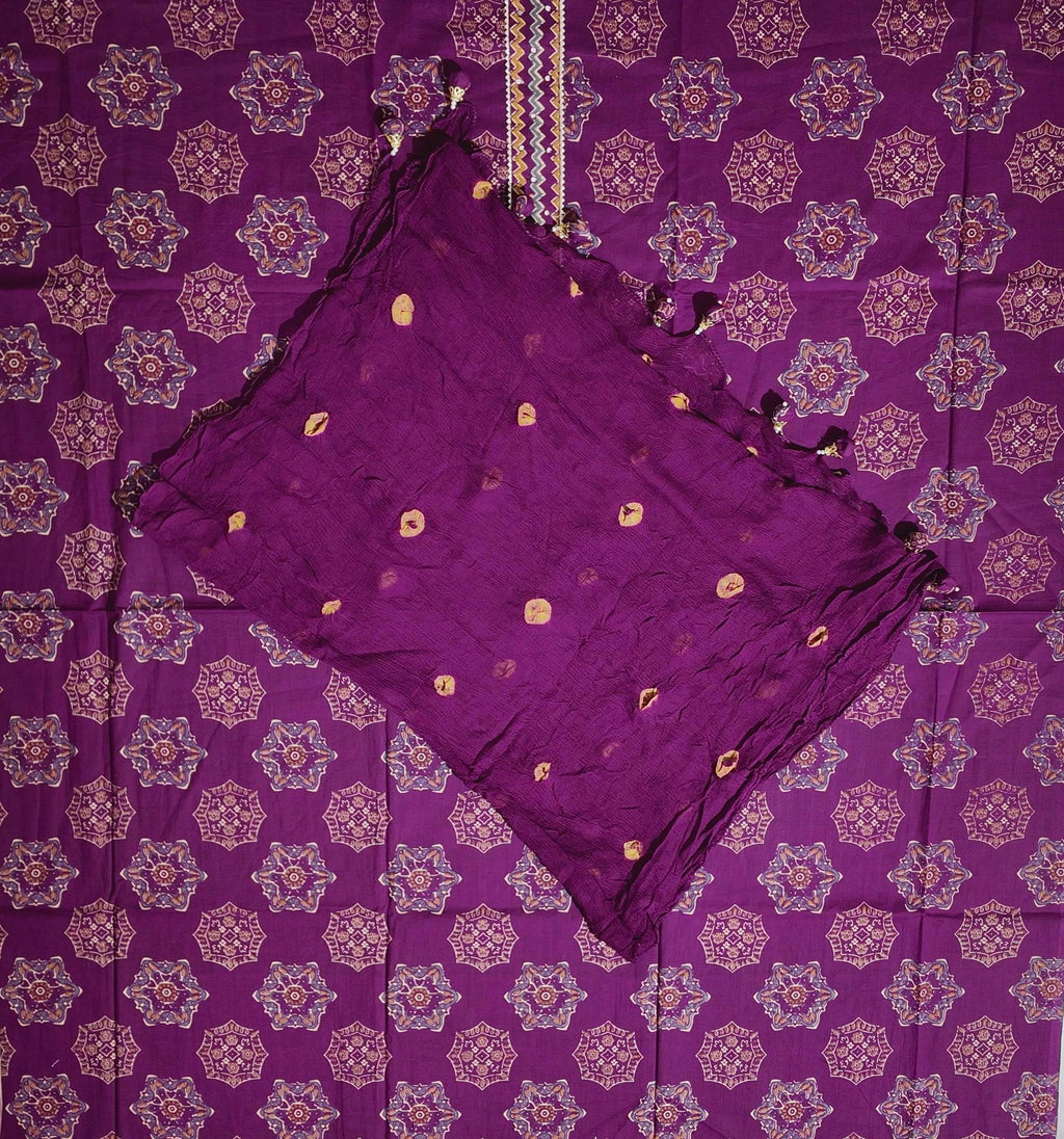 Regal Canvas: Artistry in Purple Unstitched Fabric