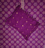 Regal Canvas: Artistry in Purple Unstitched Fabric