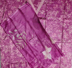 Floral Fuchsia Fantasy: Unstitched Suit Canvas