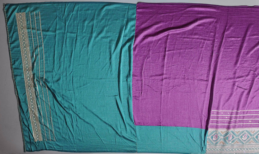 Regal Paisley and Diamond Motif Unstitched Suit - Festive Collection",