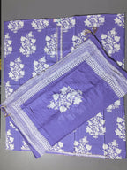 Lilac Blooms Unstitched Suit: Effortless Charm