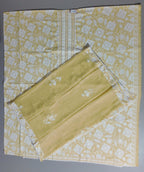 Golden Harmony Unstitched Suit - Embrace Comfort & Style