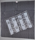 Midnight Stripes: Artisan Black & White Unstitched Suit