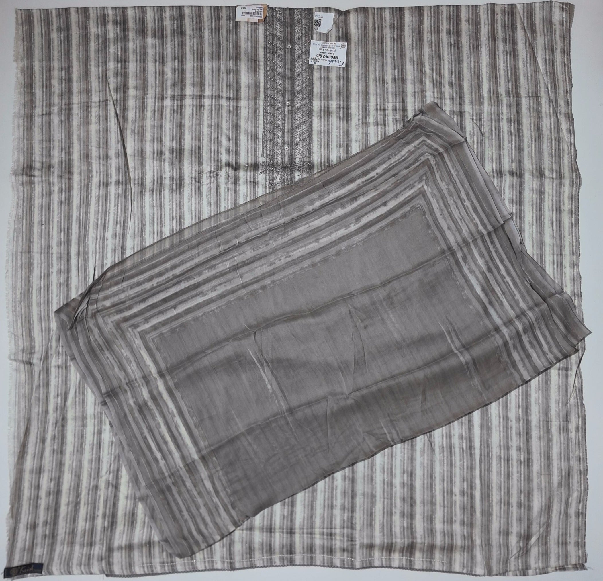 Luxe Unstitched Suit: Earthy Allure for Festive Gatherings",