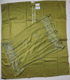 Olive Green Unstitched Suit with Intricate Embroidery