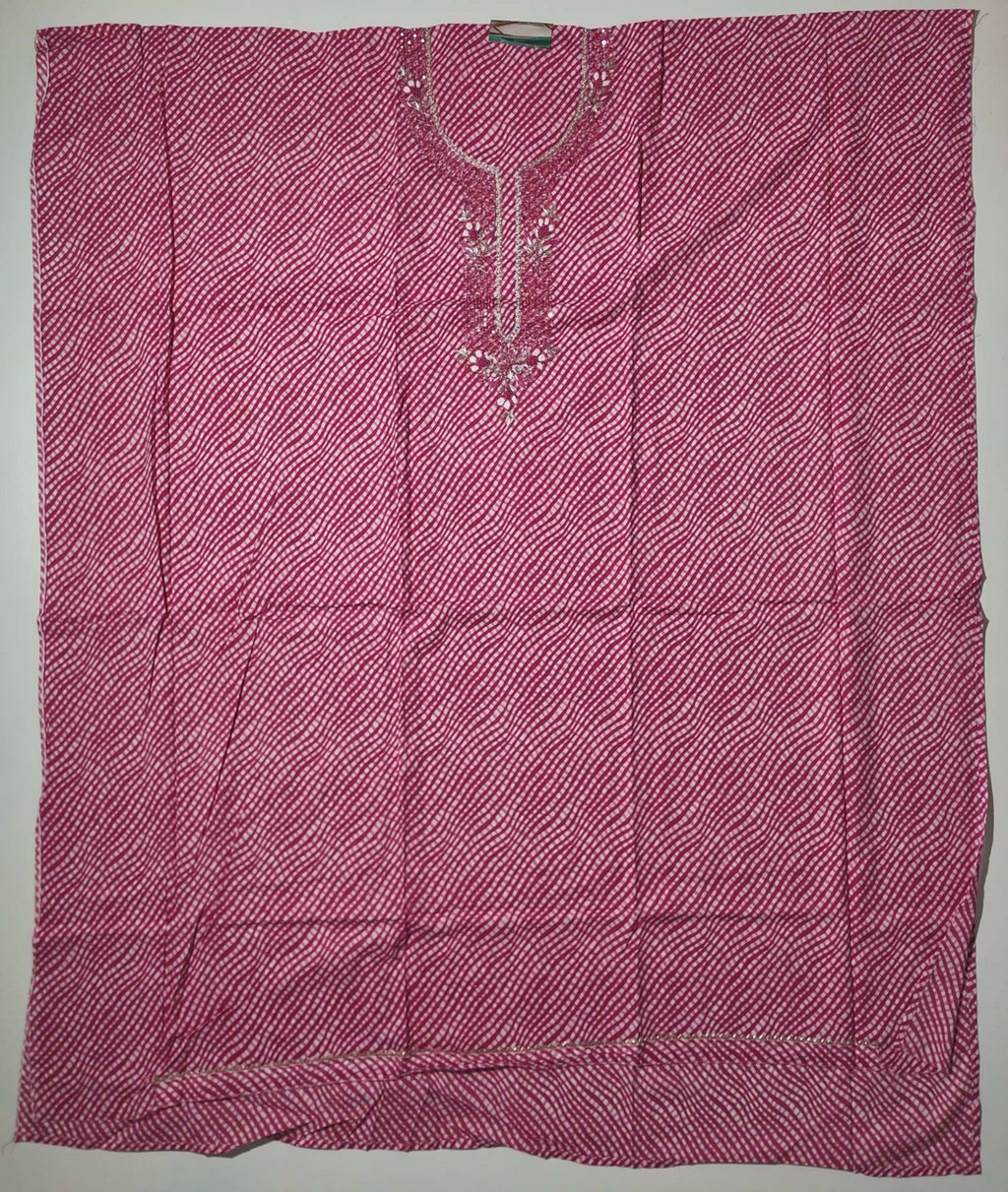 Vibrant Fuchsia Gleam: Embroidered Unstitched Suit Bliss